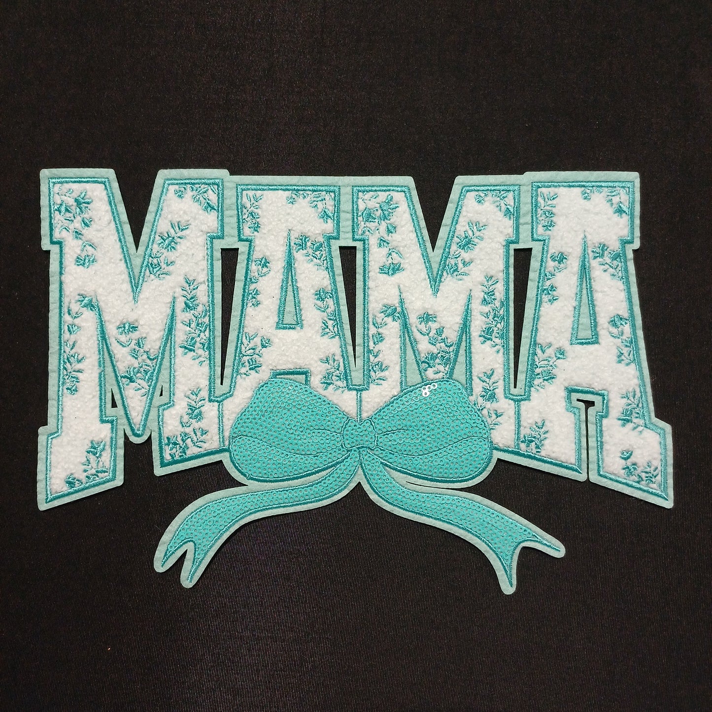 Mama Bow Chanel Patch (Pink or Teal)