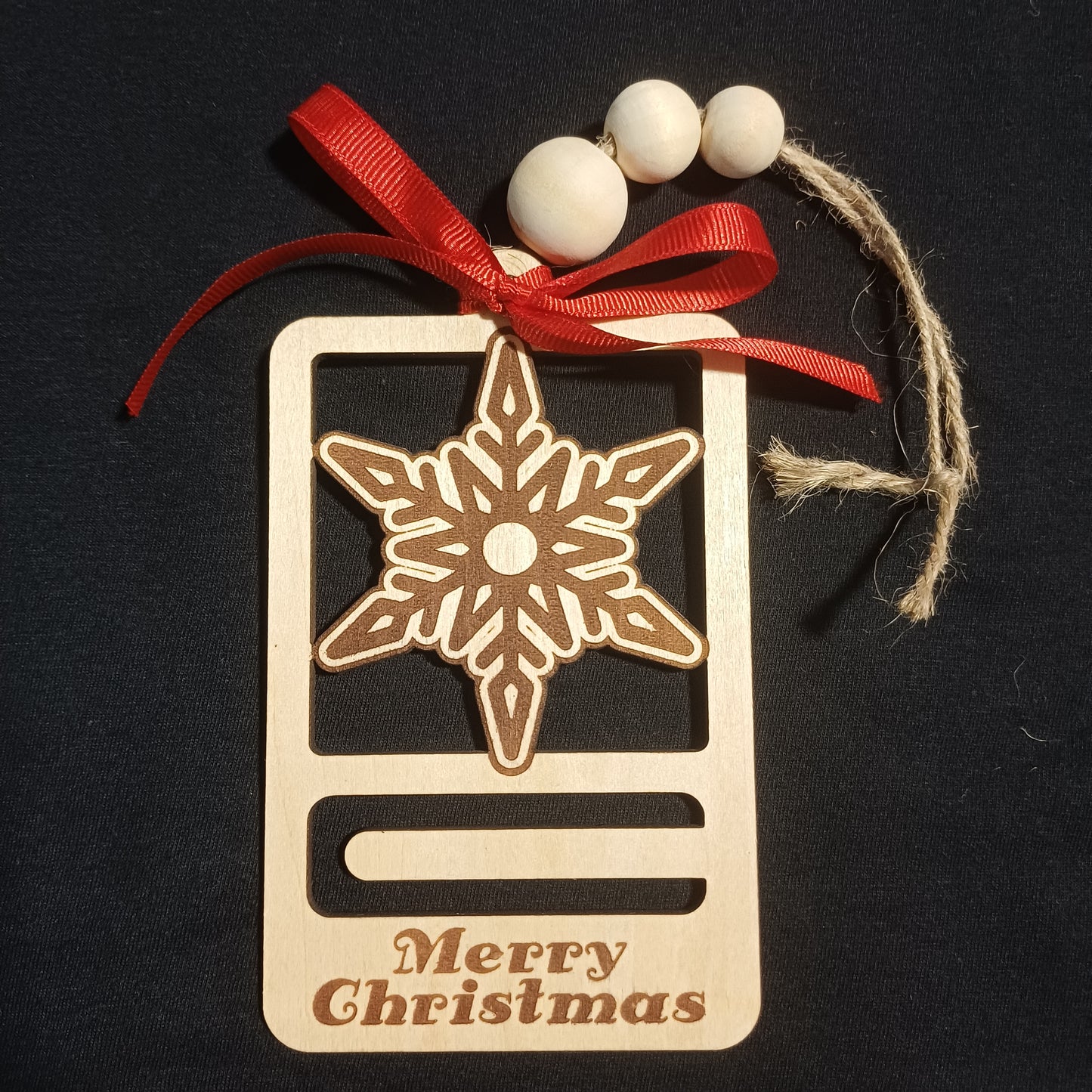 Snowflake Money Holder Ornament