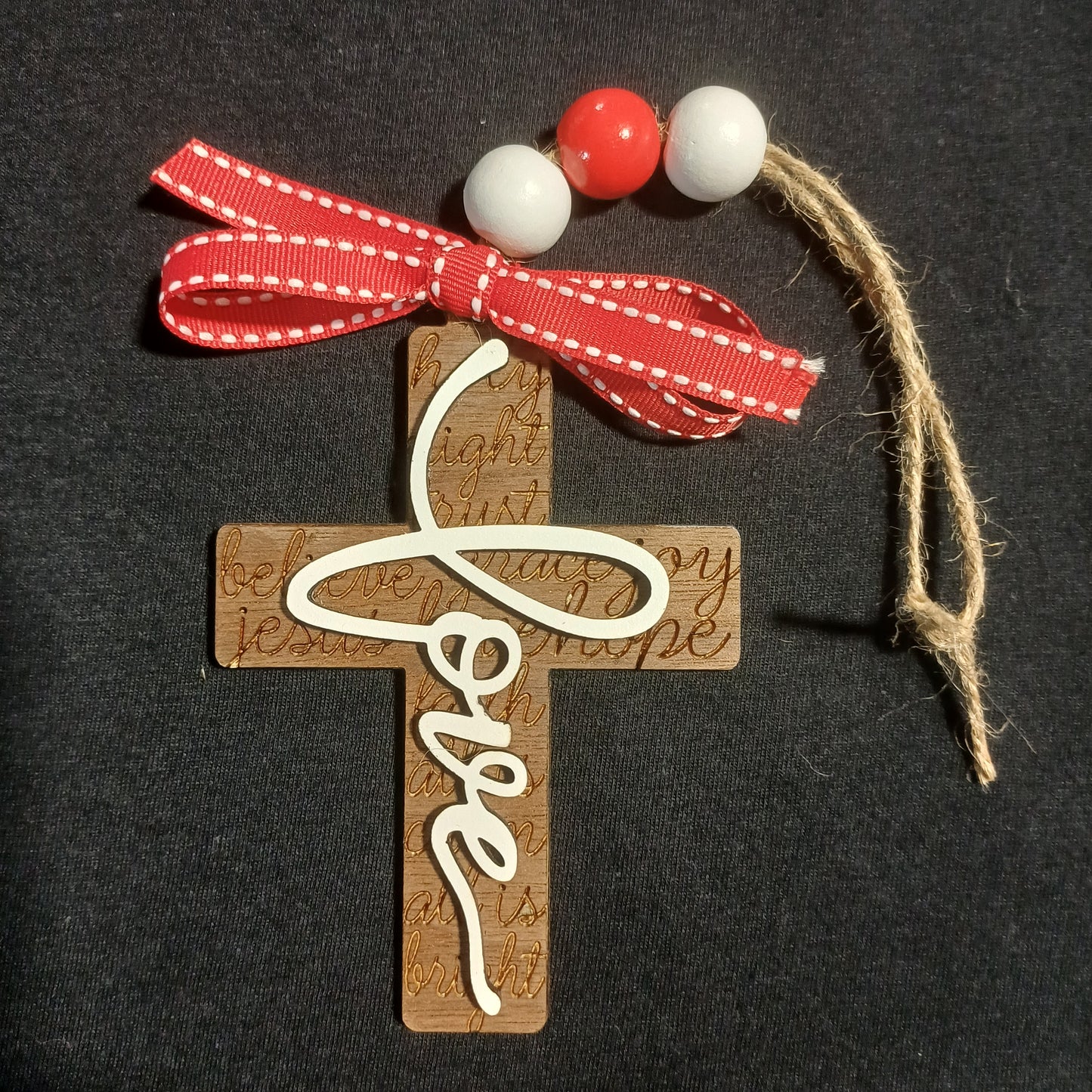 Love Crucifix (white)