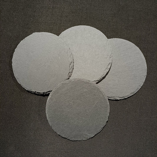 Custom Round Slate Coaster